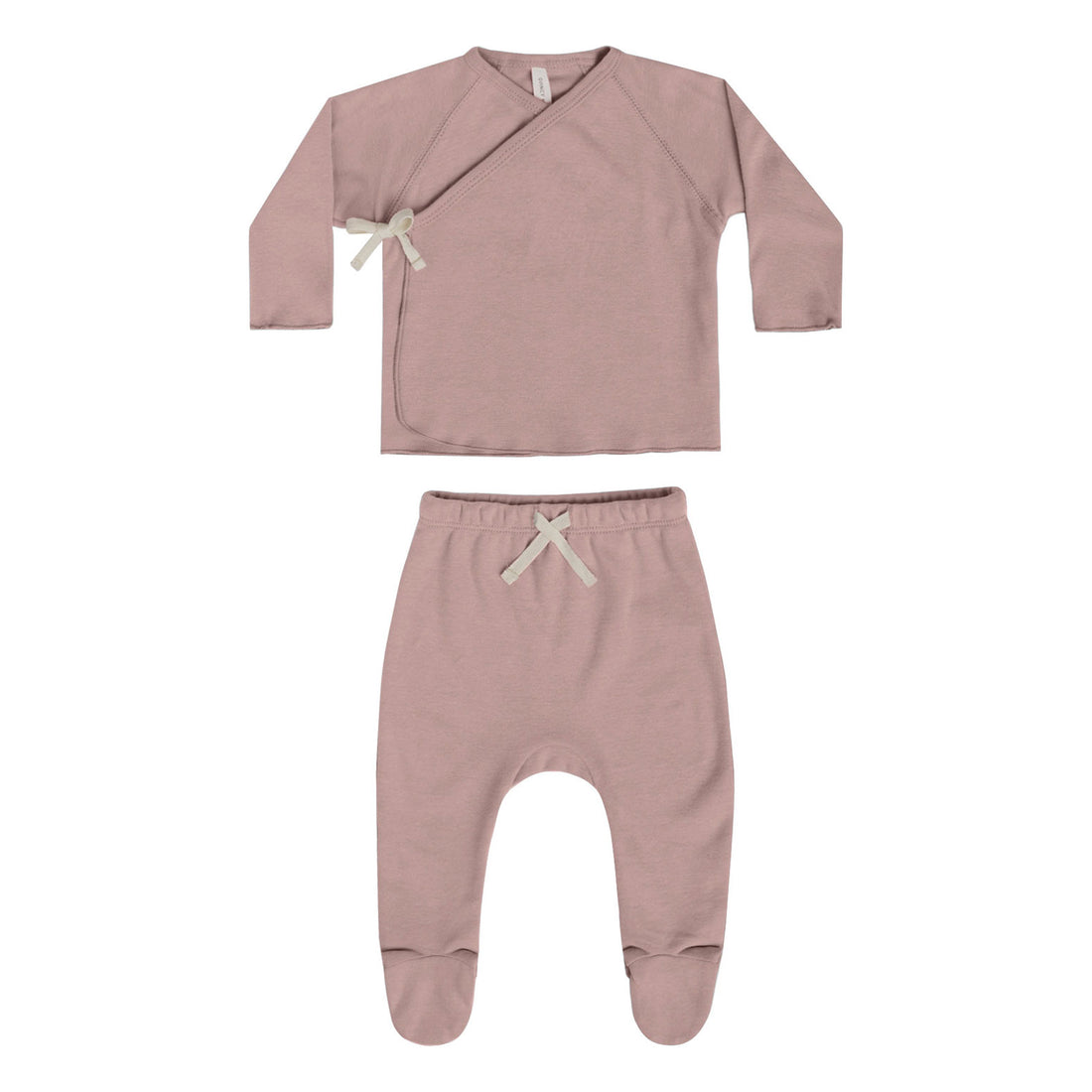 Quincy Mae Wrap Top + Pant Set | Lilac