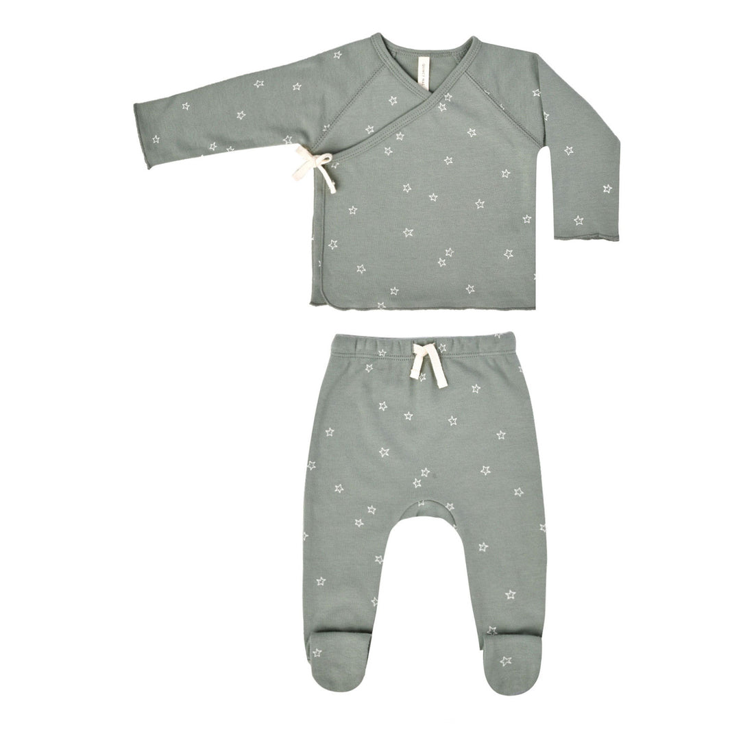Quincy Mae Stars Wrap Top + Pant Set