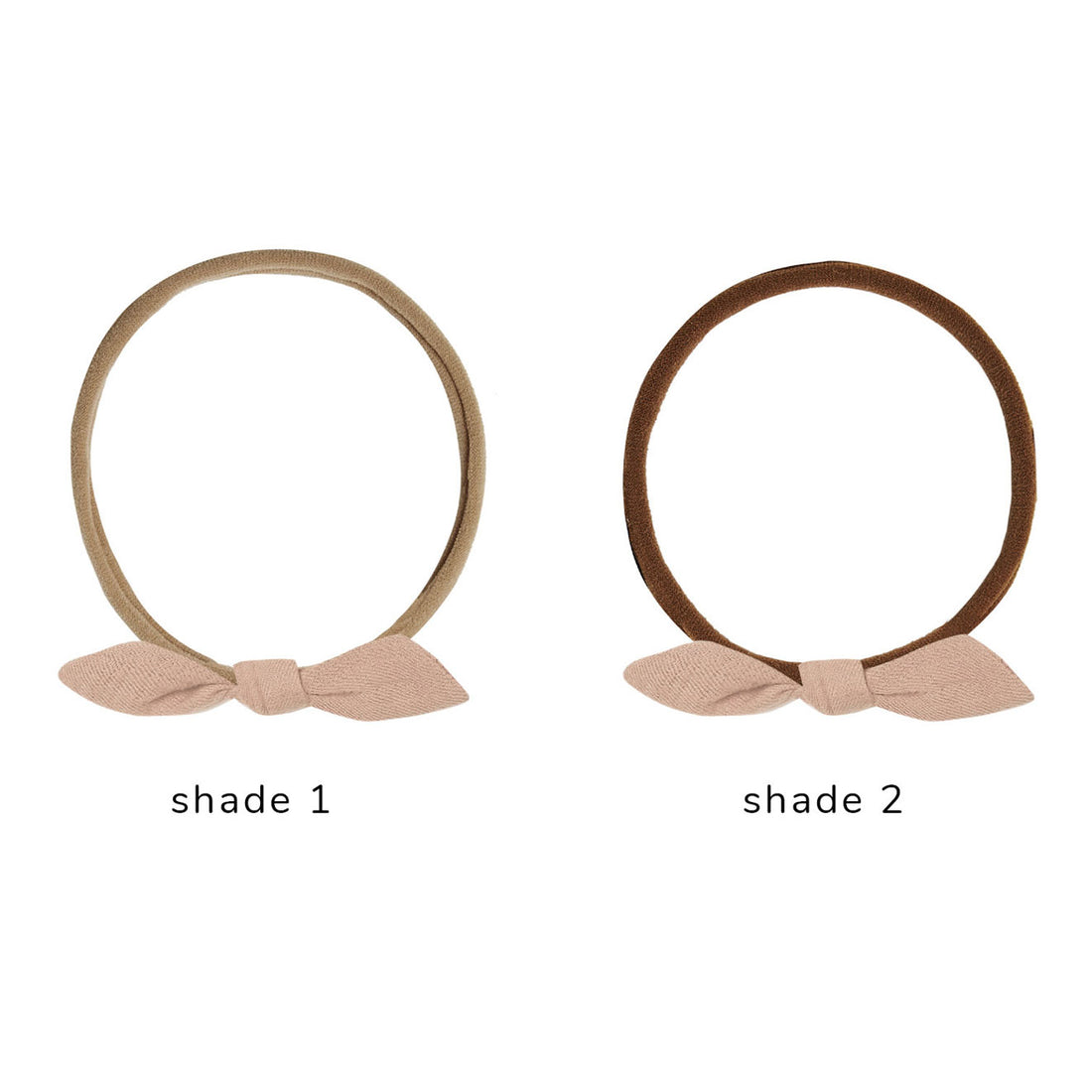 Quincy Mae Apricot - Brown Little Knot Headband