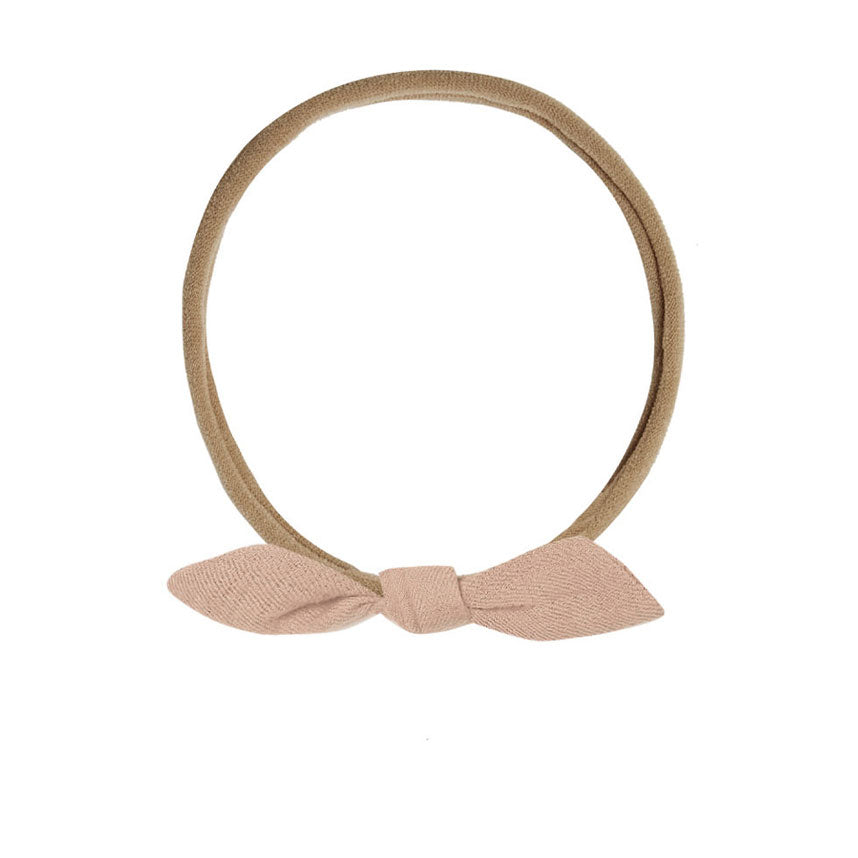 Quincy Mae Apricot - Brown Little Knot Headband
