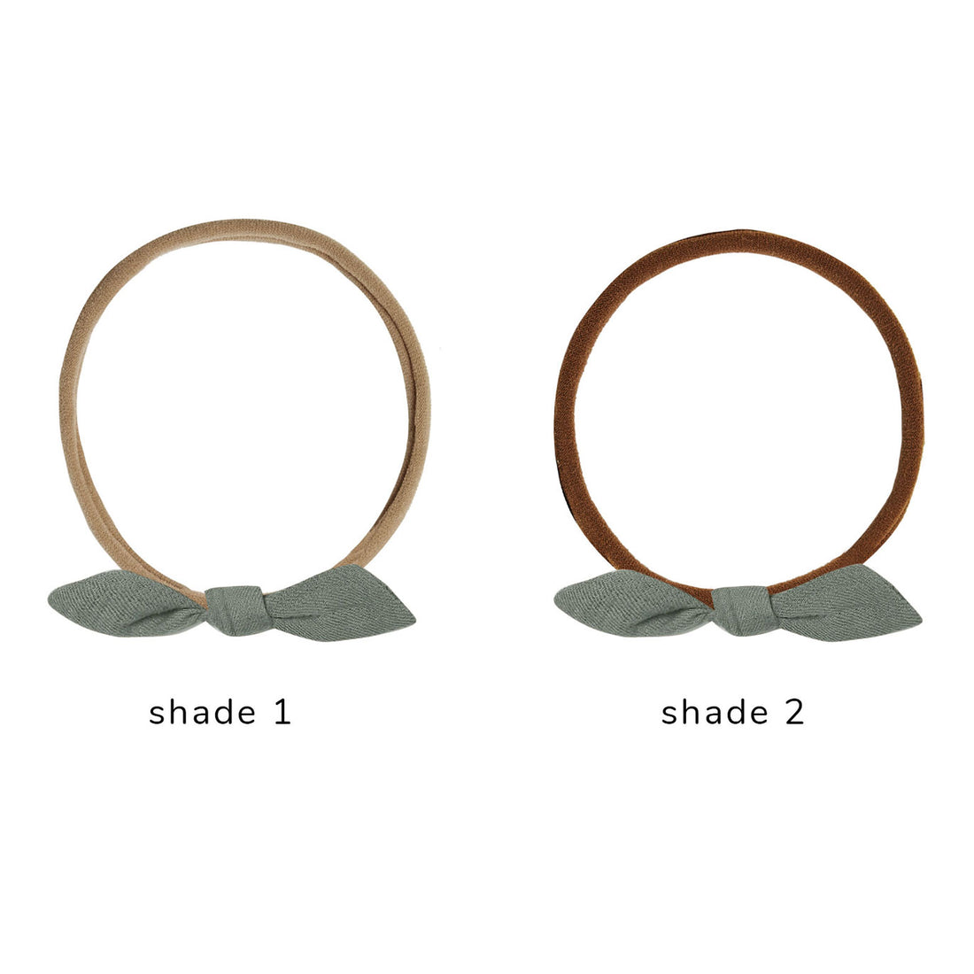 Quincy Mae Little Knot Headband-Basil