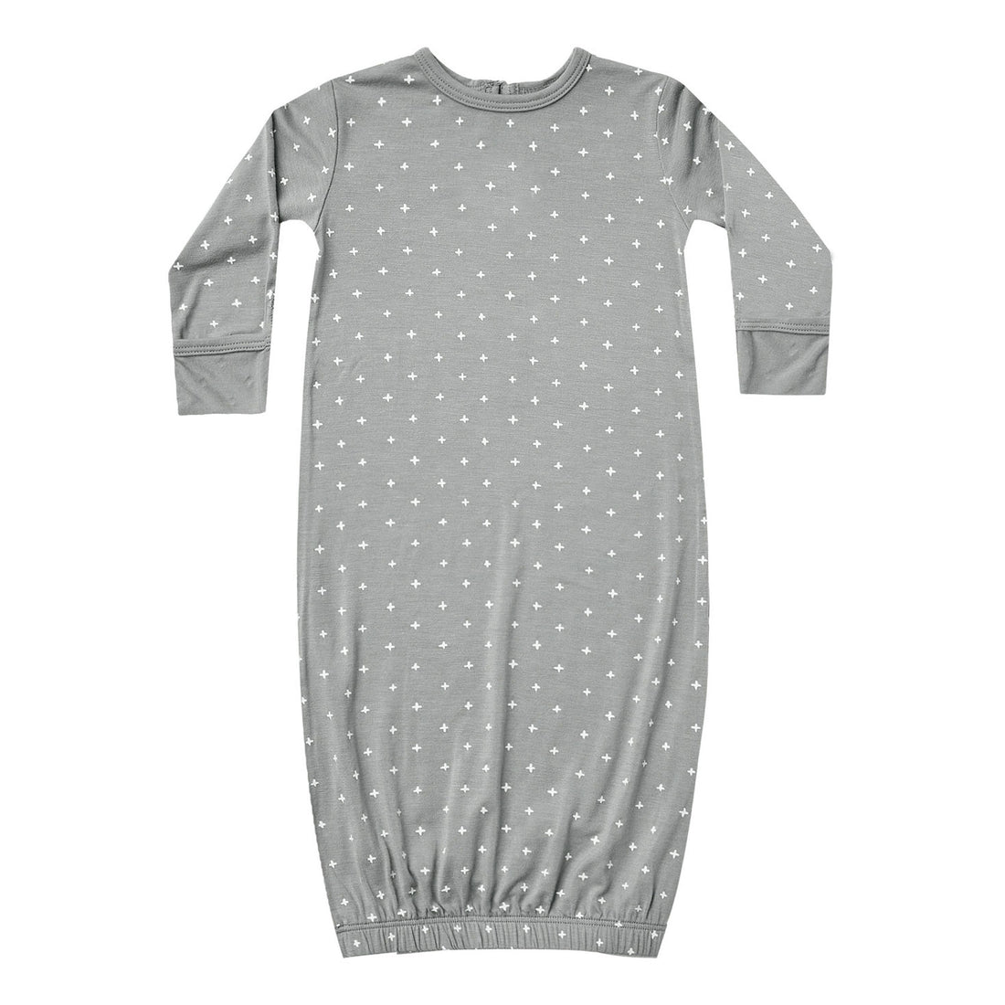 Quincy Mae Bamboo Baby Gown-Criss Cross