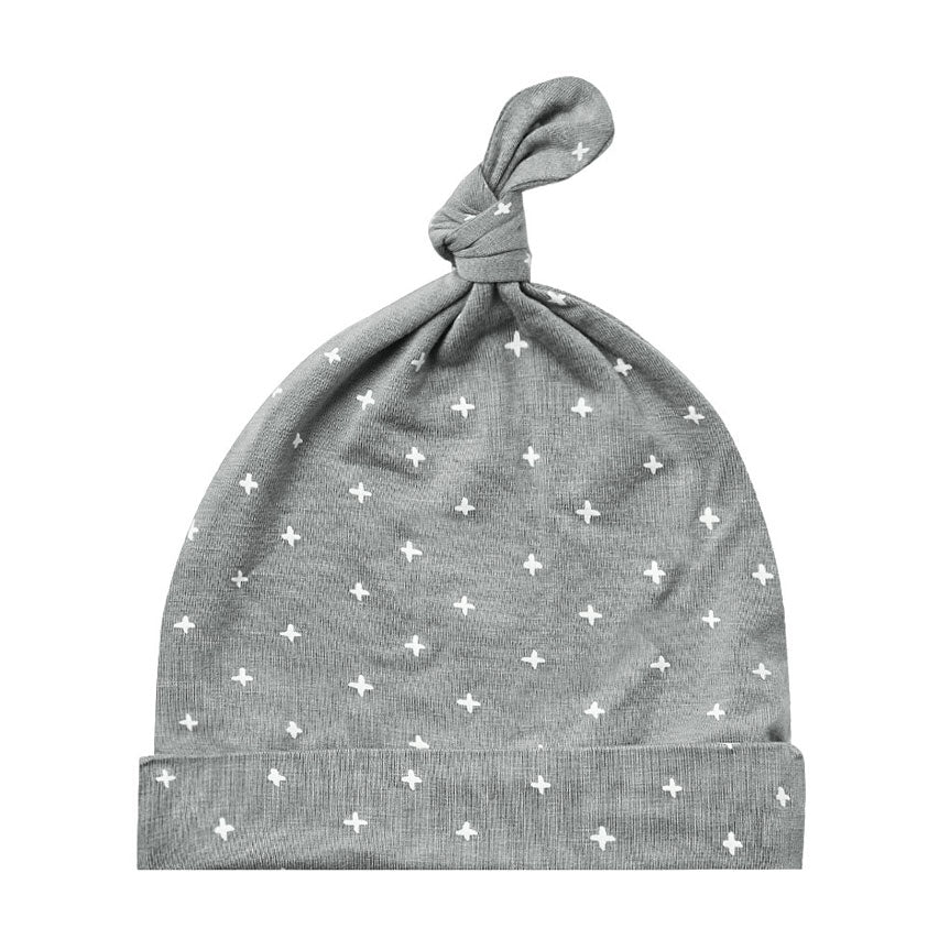 Quincy Mae Bamboo Knotted Baby Hat-Criss Cross