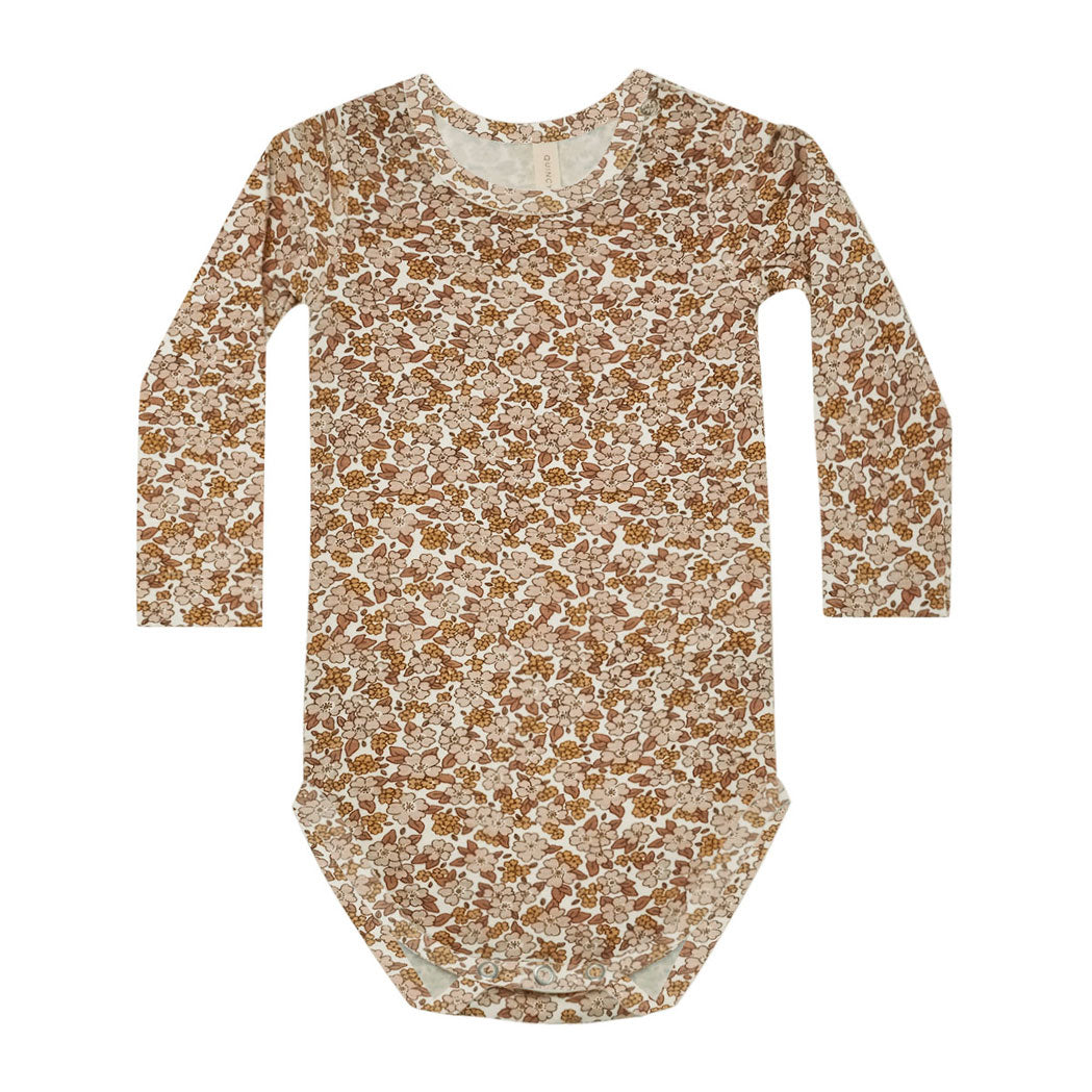 Quincy Mae Bamboo Long Sleeve Bodysuit | Meadow