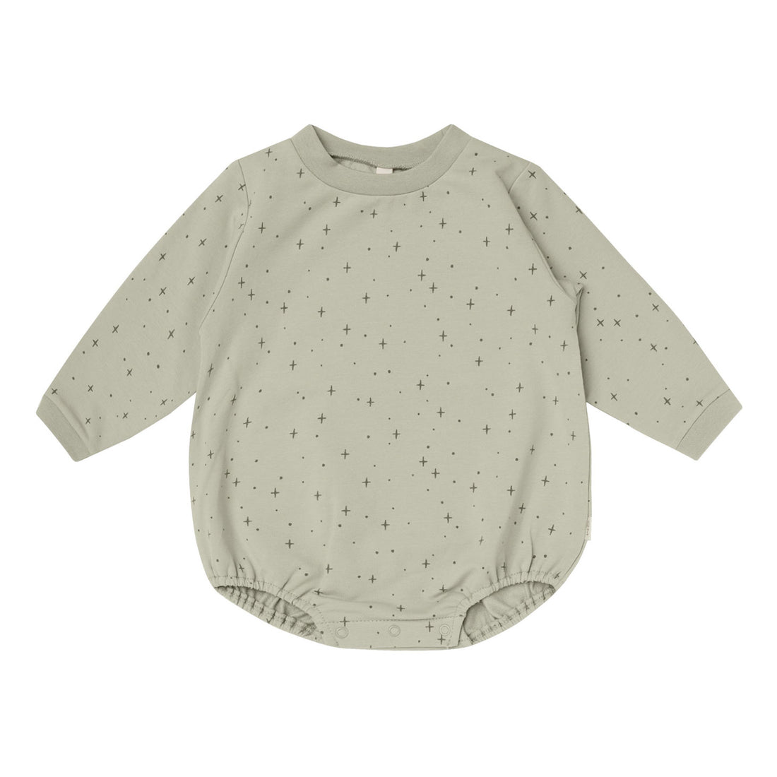 Quincy Mae Crewneck Bubble Romper | Twinkle Stars