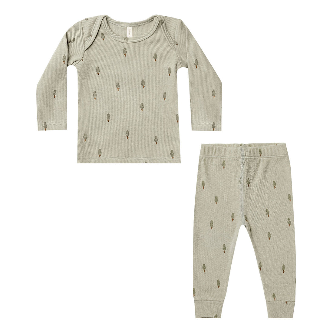 Quincy Mae Long Sleeve Tee And Legging Set | Trees