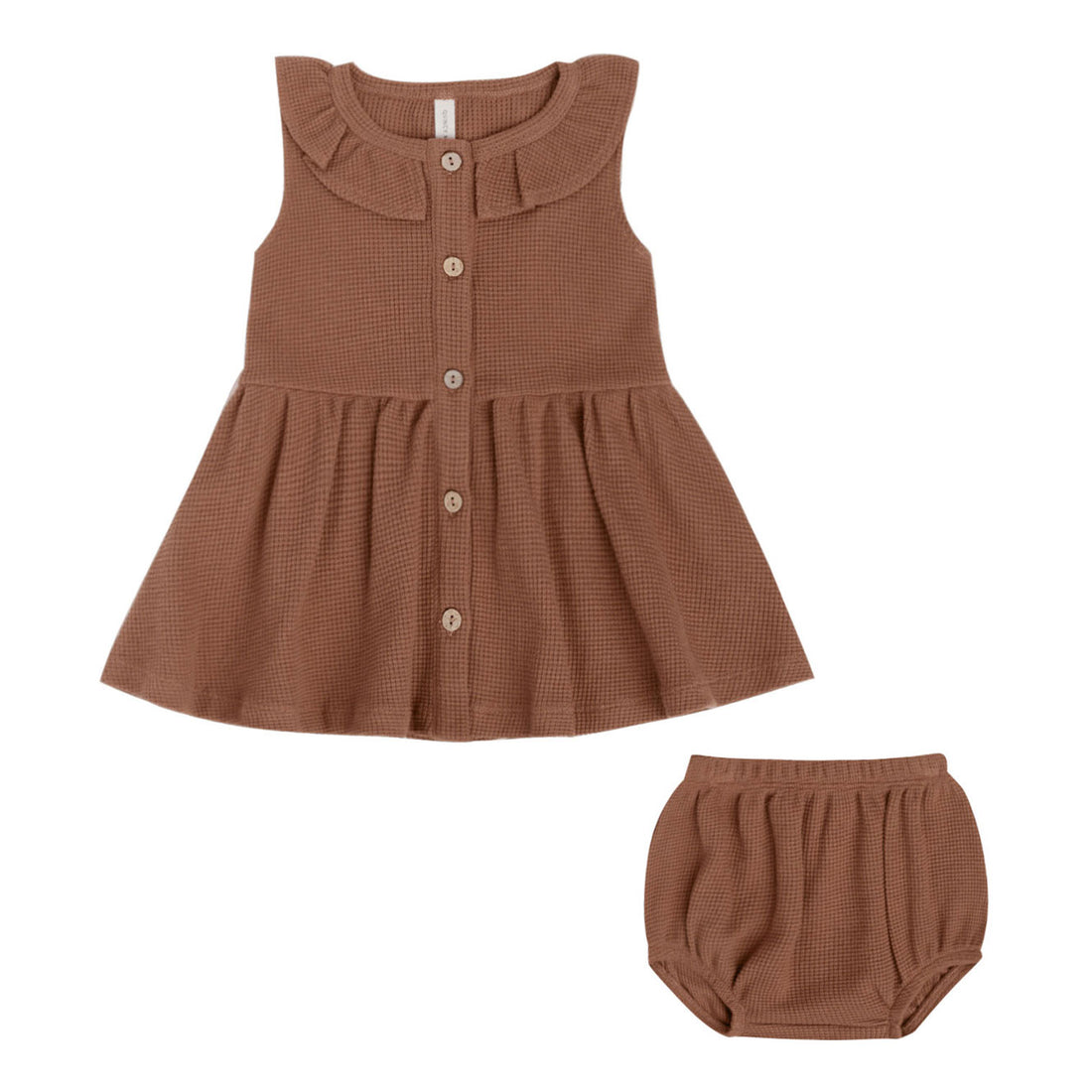 Quincy Mae Sienna Waffle Collar Tank Dress