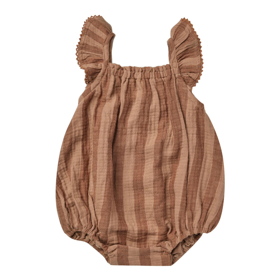 Quincy Mae Retro Stripe Bonnie Romper