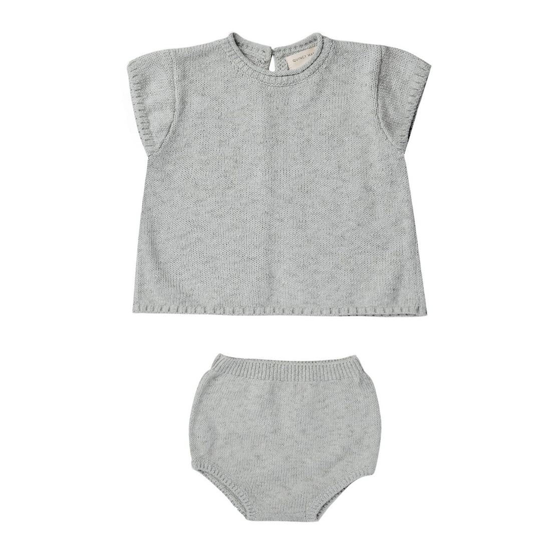 Quincy Mae Sky Heather Penny Knit Set