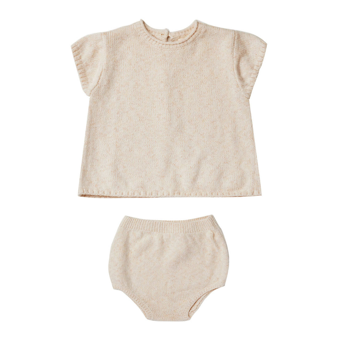 Quincy Mae Natural Heather Penny Knit Set