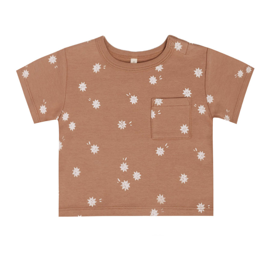 Quincy Mae Boxy Pocket Tee | Sunburst