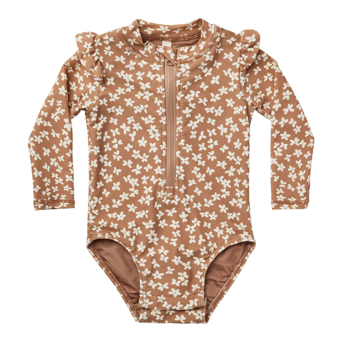 Quincy Mae Byron Rashguard One-Piece | Summer Bloom