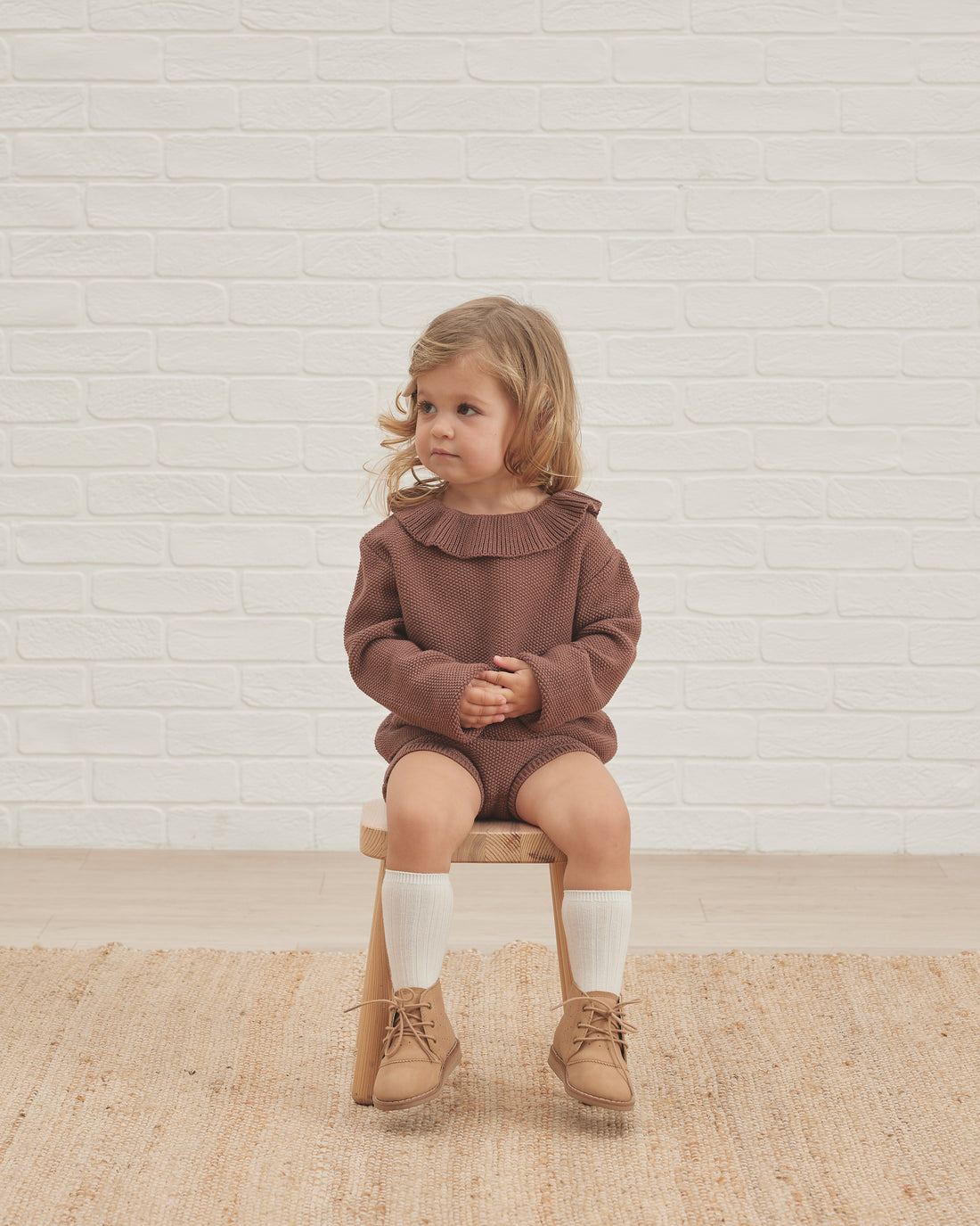 Quincy Mae Knit Bloomer | Pecan