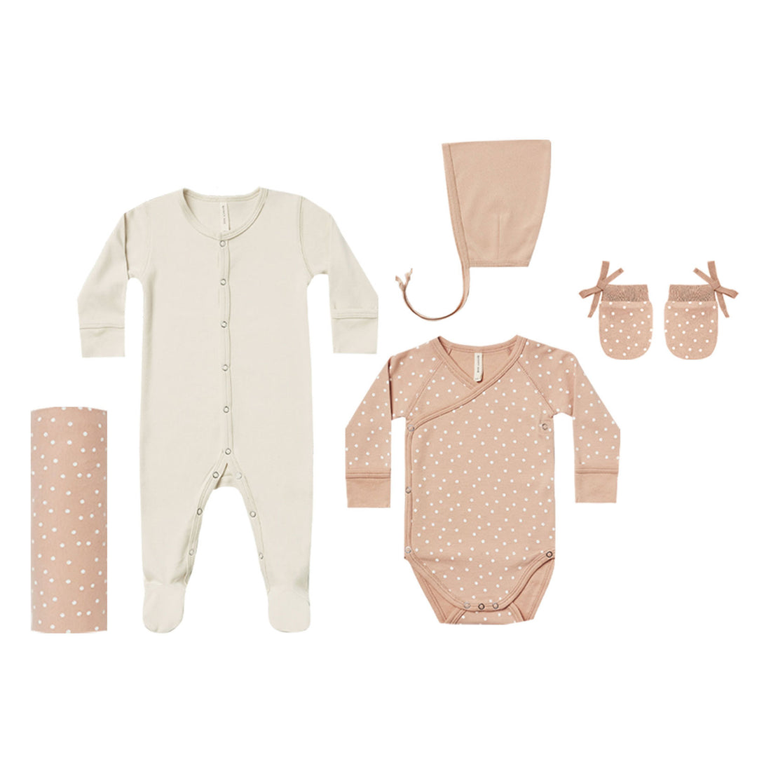 Quincy Mae Essentials Set-Ivory / Petal