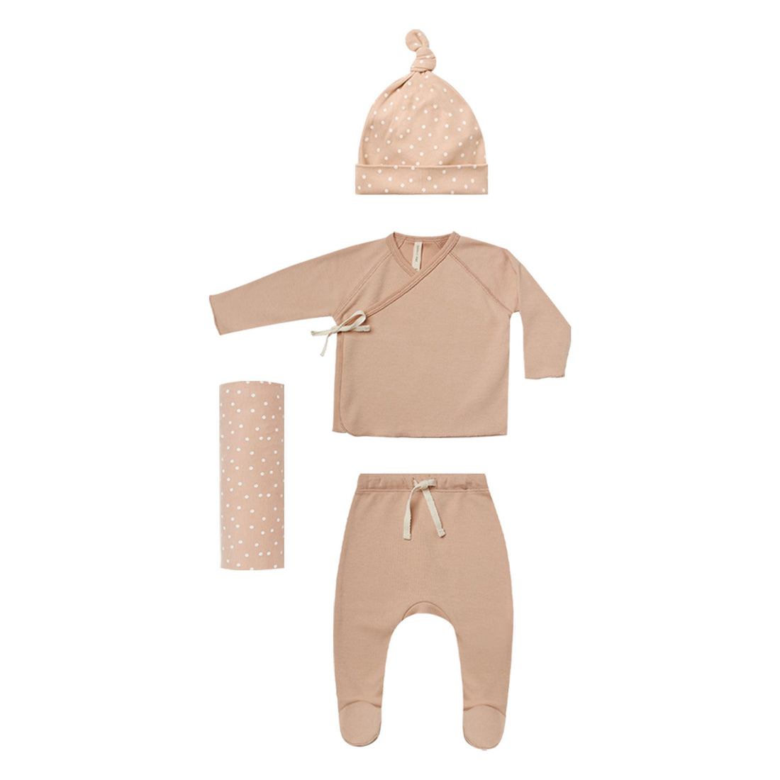 Quincy Mae Welcome Home Baby Set-Petal