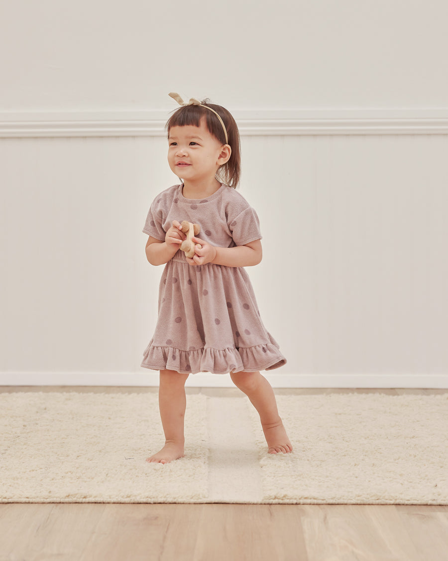 Quincy Mae Terry Dress Set | Dots