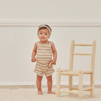 Quincy Mae Evie Tank And Shortie Set | Summer Stripe