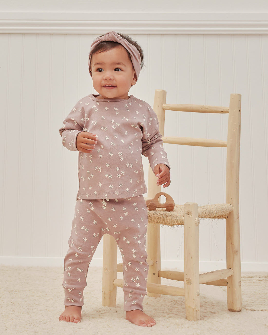 Quincy Mae Drawstring Pant | Butterflies