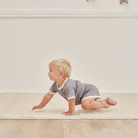 Quincy Mae Ribbed Shortie Set | Ocean