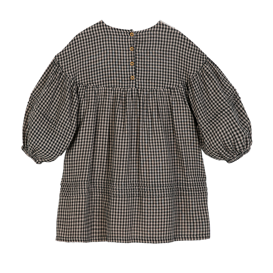 Cera Una Volta Blue Check Josephine Dress
