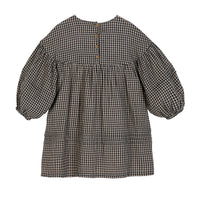 Cera Una Volta Blue Check Josephine Dress