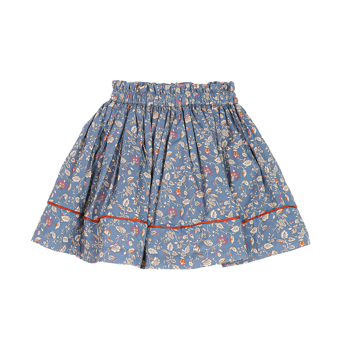 Cera Una Volta Blue Flower July Skirt