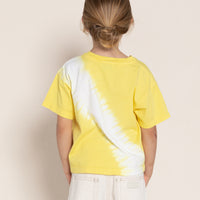 Finger in the Nose Queen Soft Yellow Dip Bleach Short Sleeve T-Shirt