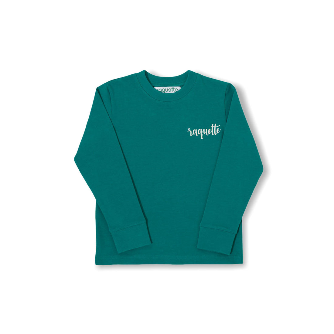 Racquette Green Tennis Baseline Logo Longsleeve Tee