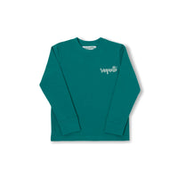 Racquette Green Tennis Baseline Logo Longsleeve Tee