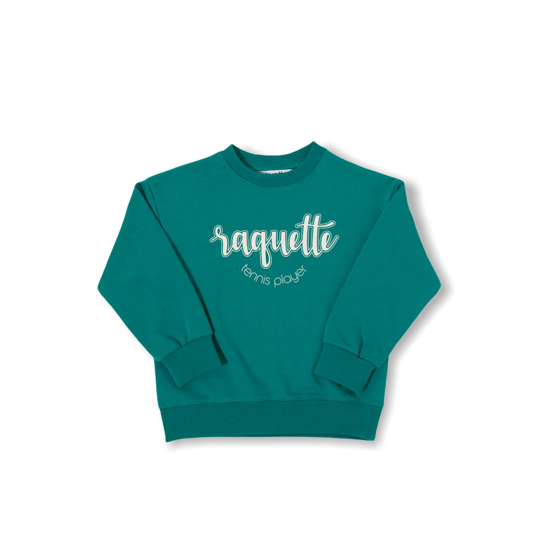 Racquette Green Tennis Baseline Logo Sweater