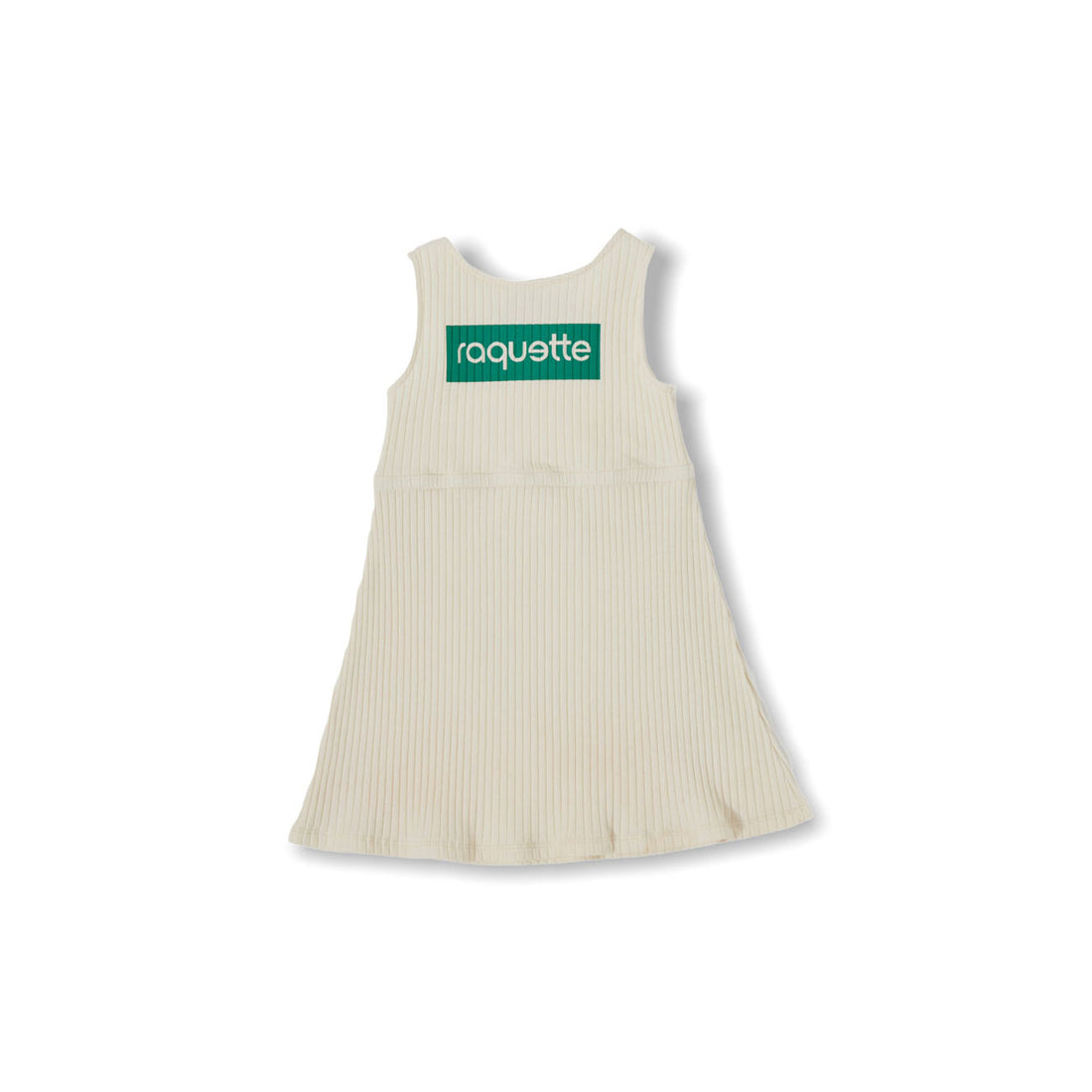 Racquette Cream Baseline Rib Tennis Dress