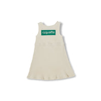 Racquette Cream Baseline Rib Tennis Dress