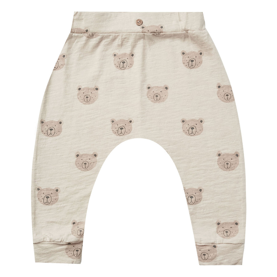 Rylee and Cru Stone Bears Slouch Baby Pant