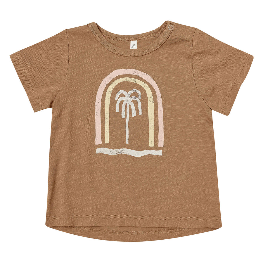 Rylee and Cru Basic Tee || Palm Tree