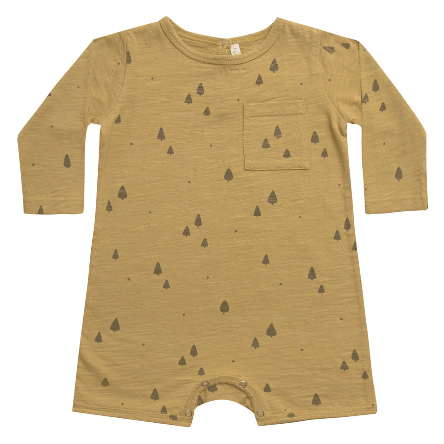 Rylee and Cru Gold Trees Dash Romper