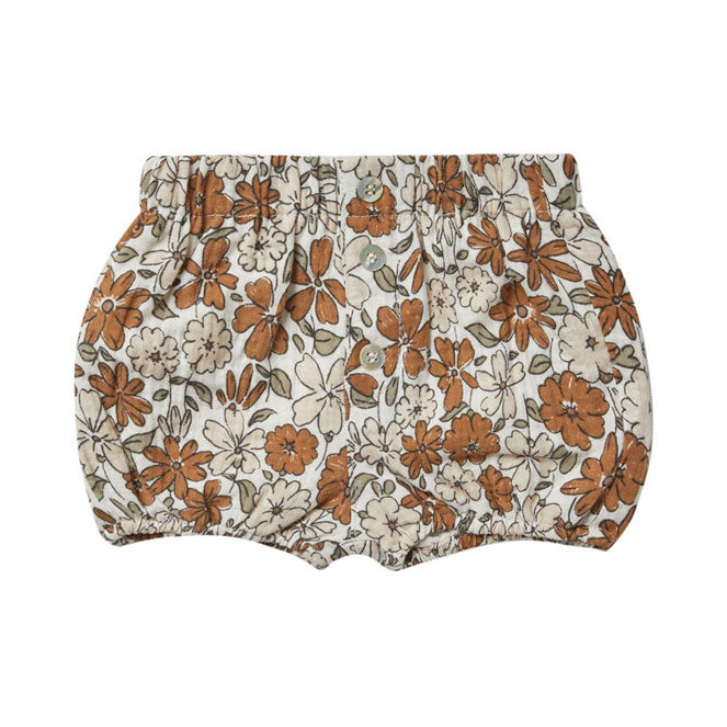 Rylee and Cru Ivory Holiday Bloom Button Short