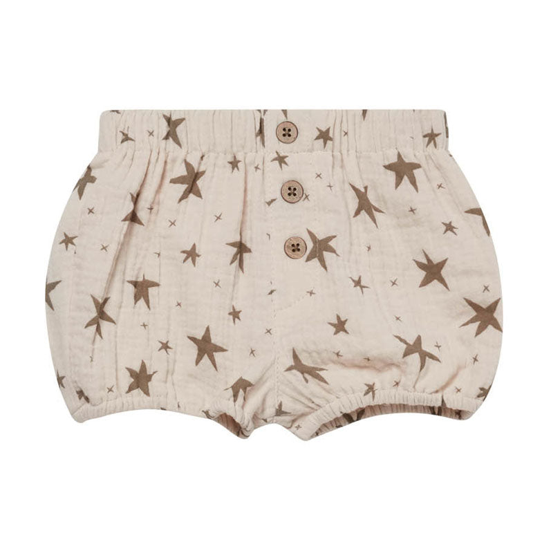 Rylee and Cru  Button Short|Grey Stars