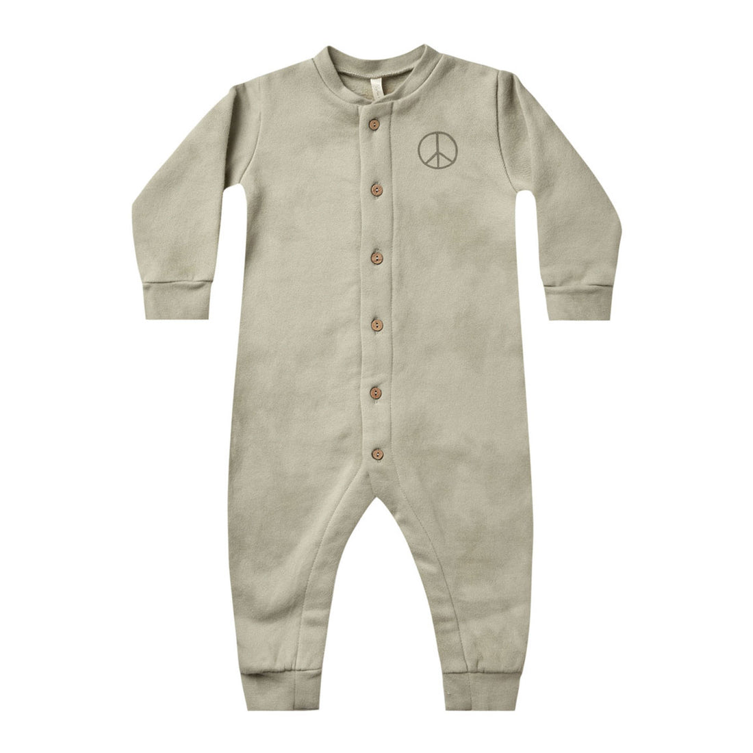 Rylee and Cru Tie Dye Peace Fleece Jumpsuit
