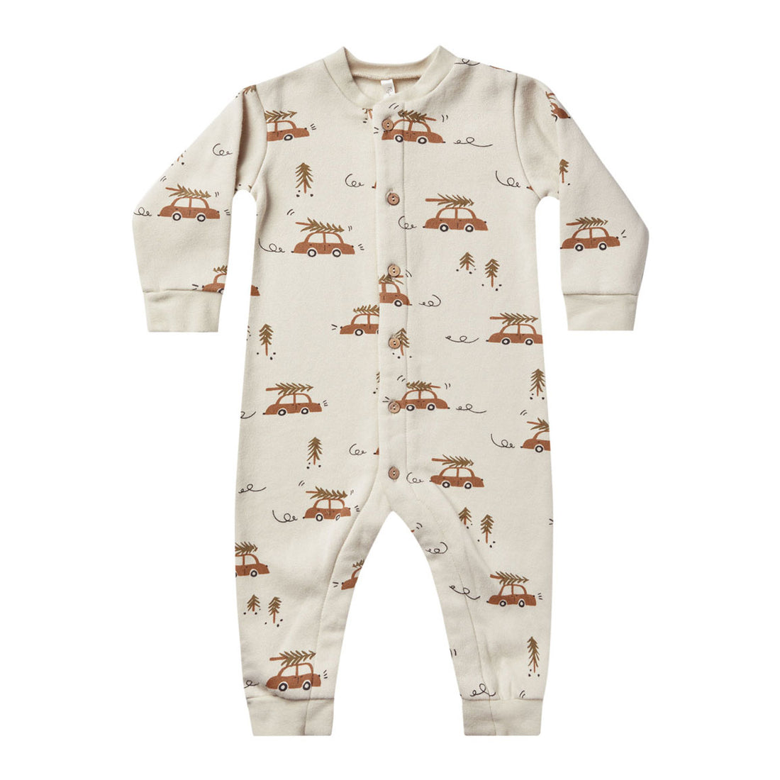 Rylee and Cru Natural Home For The Holidays Fleece Jumpsuit