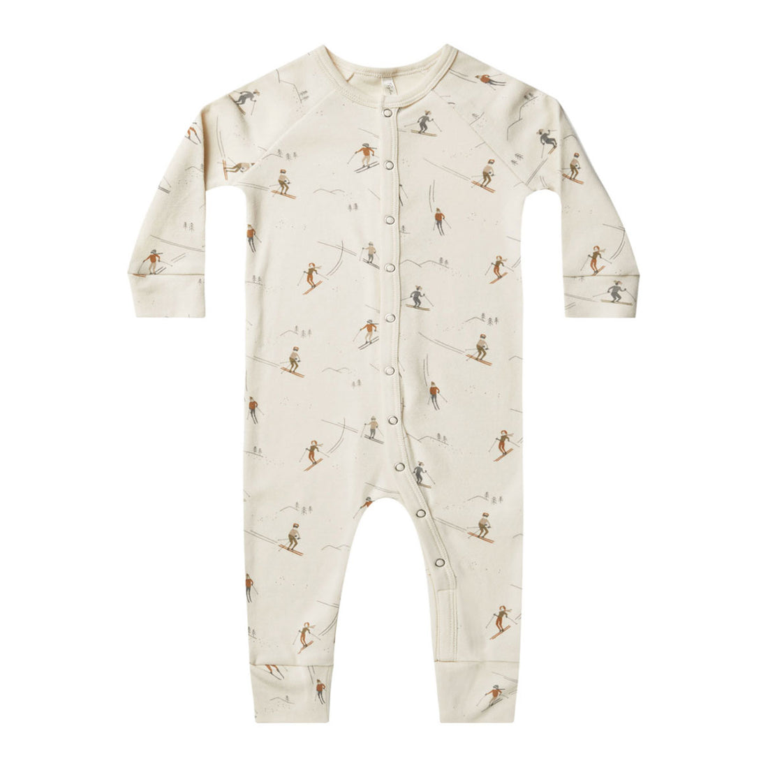 Rylee and Cru Natural Skiers Organic Lonh John Pajamas