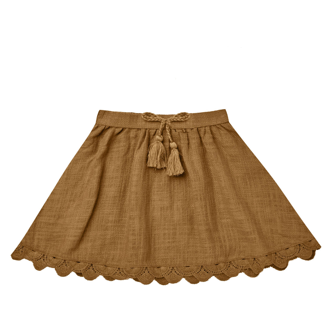 Rylee and Cru Mini Skirt || Chartreuse