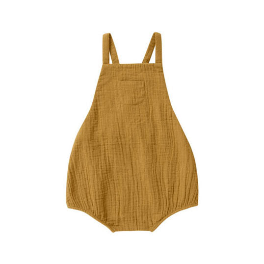 Rylee and Cru Criss Cross Romper | Gold