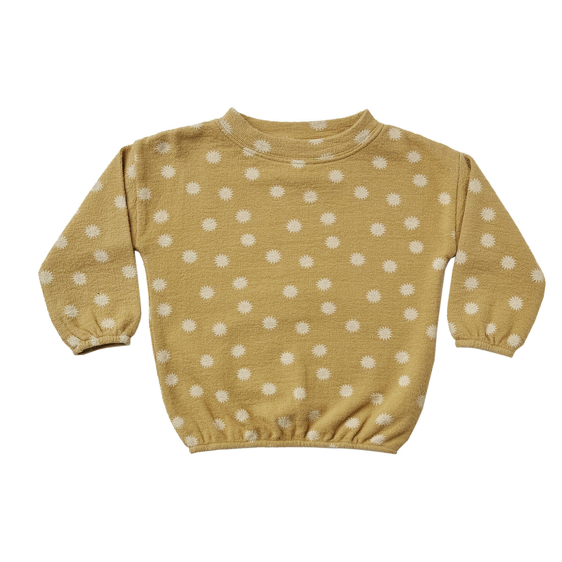 Rylee and Cru Gold Sunburst Slouchy Pullover