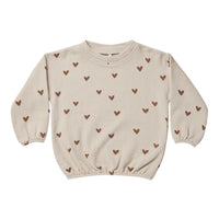 Rylee and Cru Slouchy Pullover || Hearts