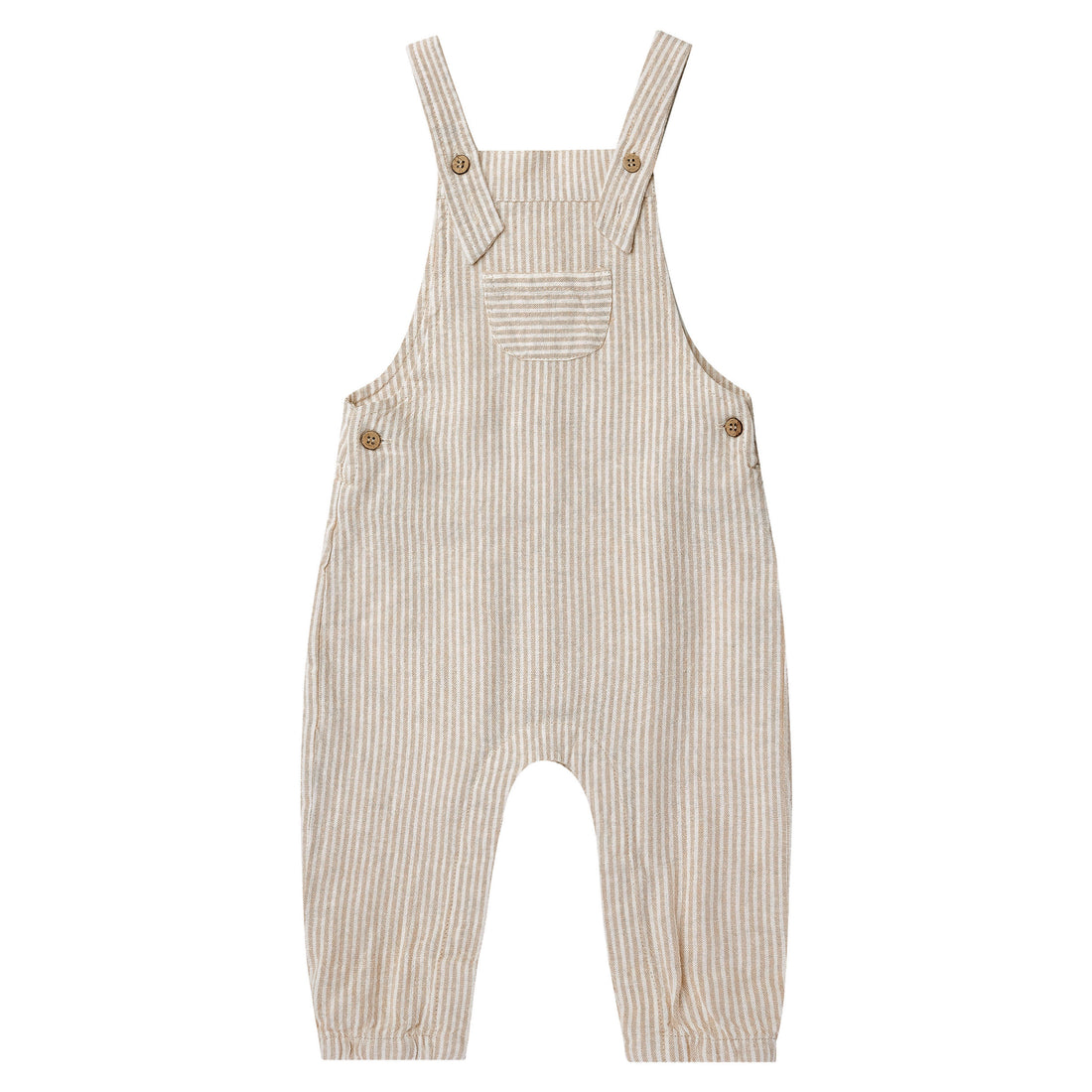 Rylee and Cru Baby Overalls || Sand Stripe