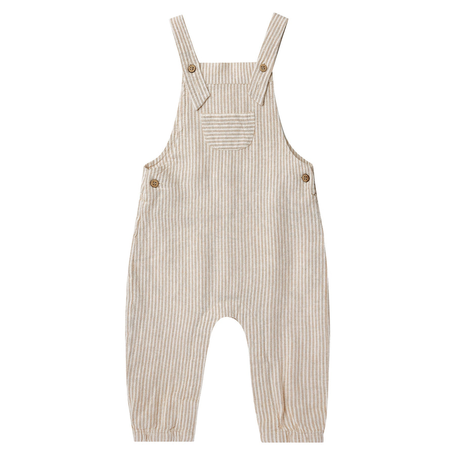 Rylee and Cru Baby Overalls || Sand Stripe
