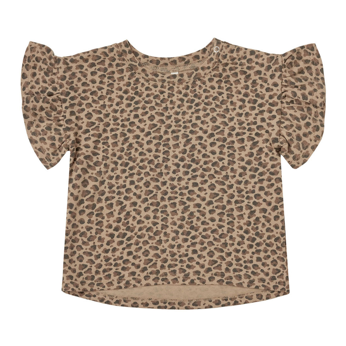 Rylee and Cru Cheetah Print Flutter Tee