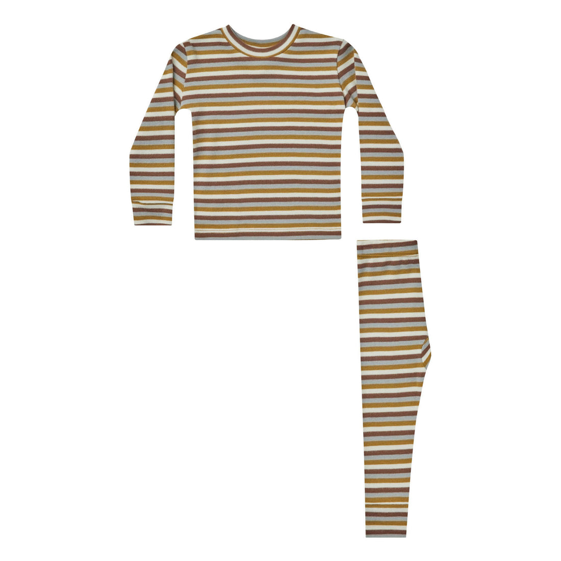 Rylee and Cru  Long Sleeve Pajama Set|Multi Stripe