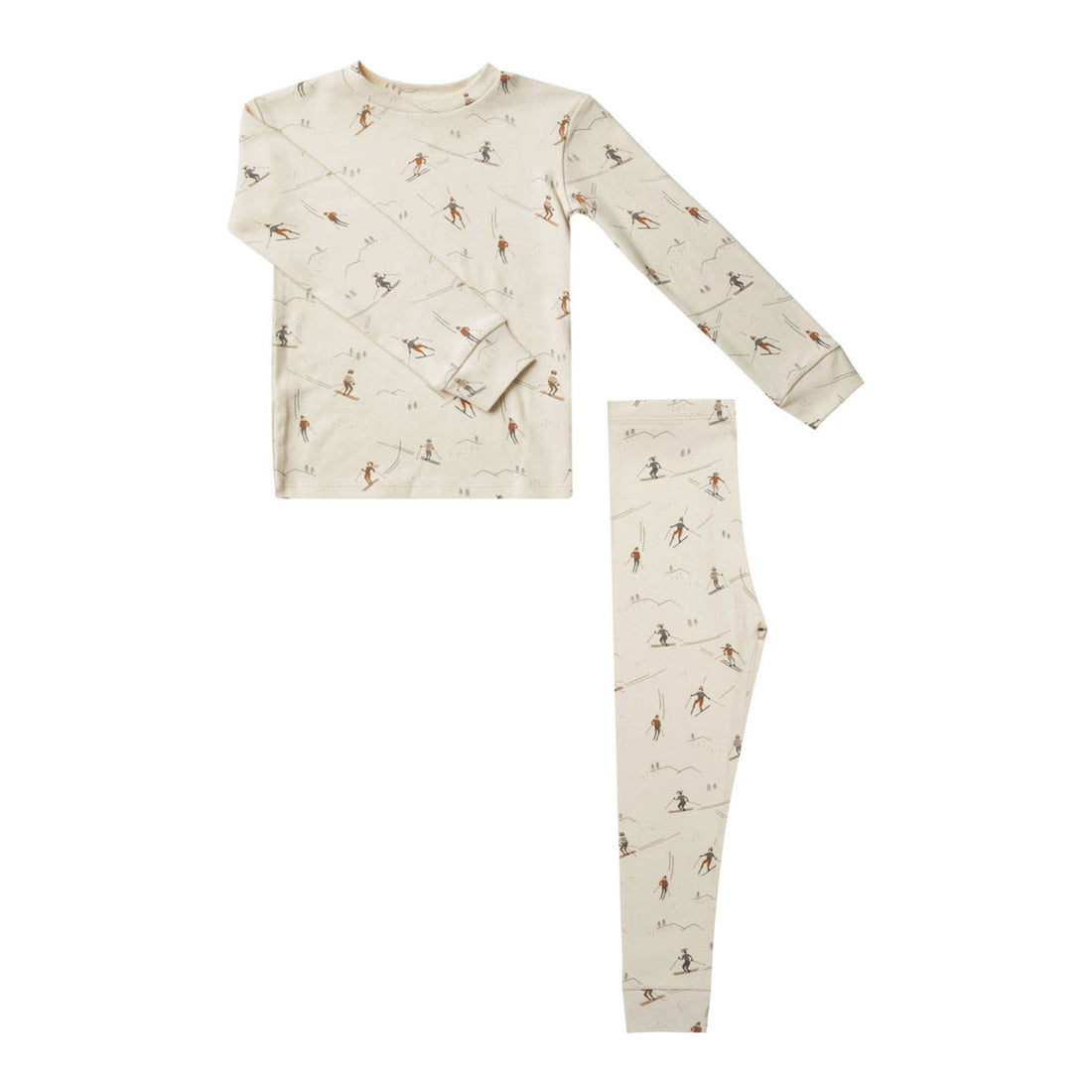 Rylee and Cru Natural Skiers Organic Pajama Set