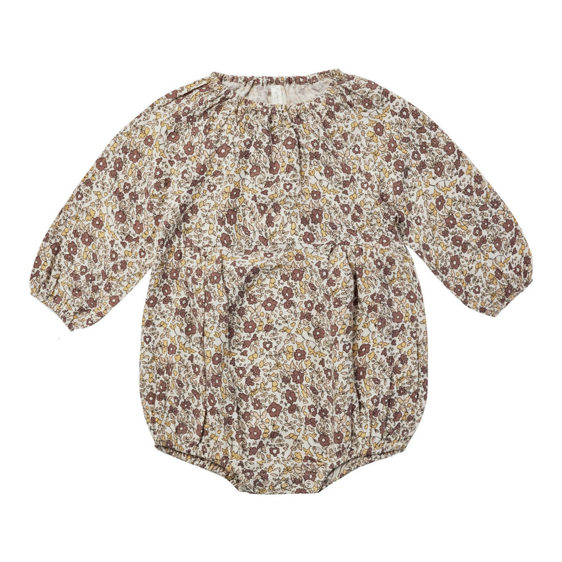 Rylee and Cru Long Sleeve Bubble Romper || Autumn Floral
